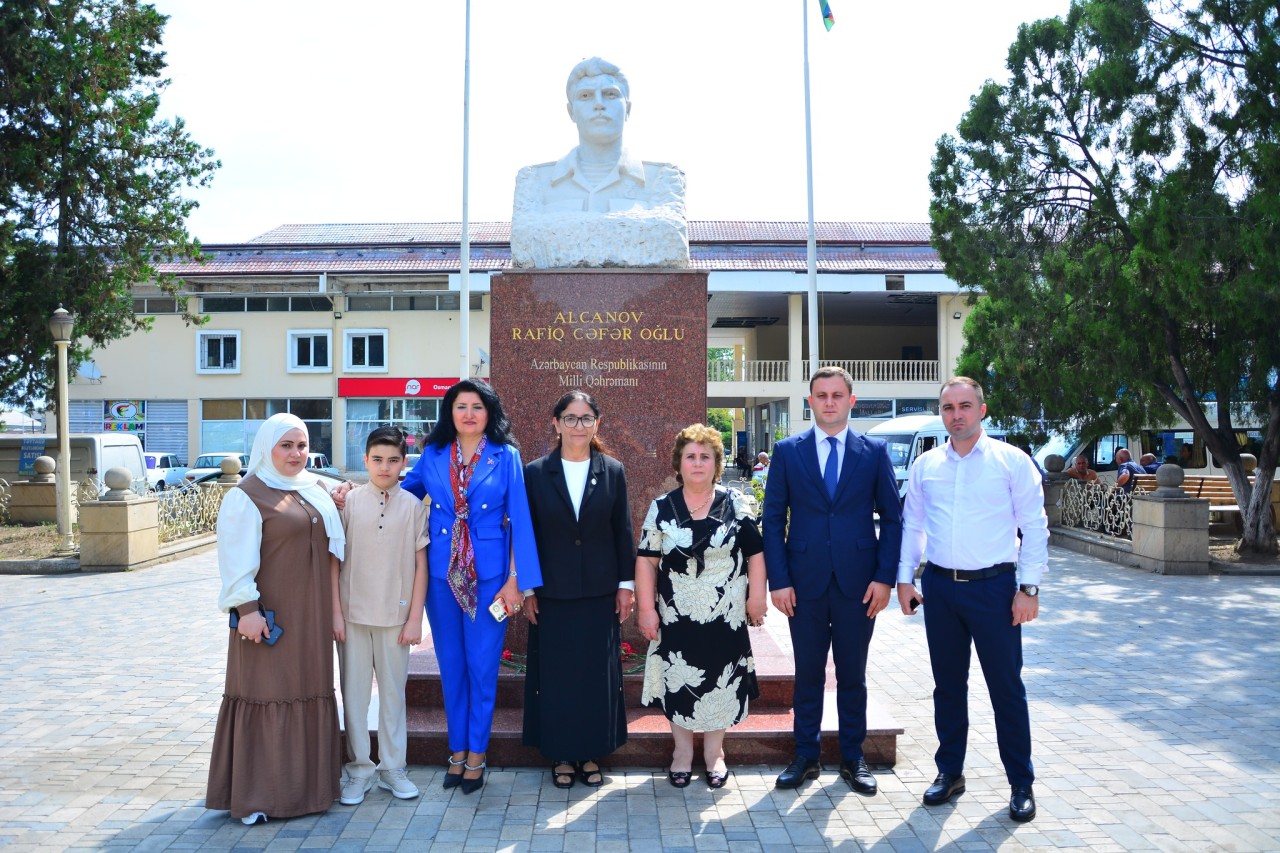 Ağstafada Milli Qəhrəman Rafiq Alıcanovun 60 illik yubileyi qeyd edilib - FOTOLAR